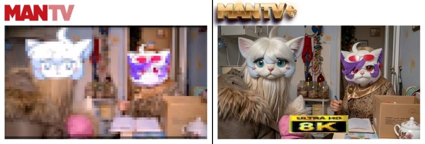 Сравнение качества видеороликов